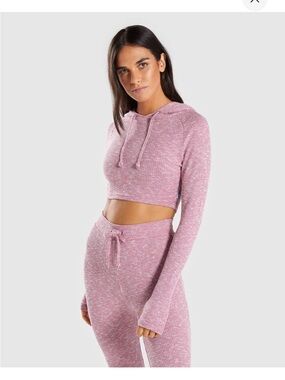 Gymshark Slounge Set in Dusty Pink Marl